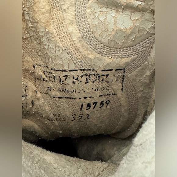 Vintage 80s Jeenz Bootz Red Leather Heel Cowboy Cowgirl Boots Size 7.5 *Flaws - Picture 10 of 13